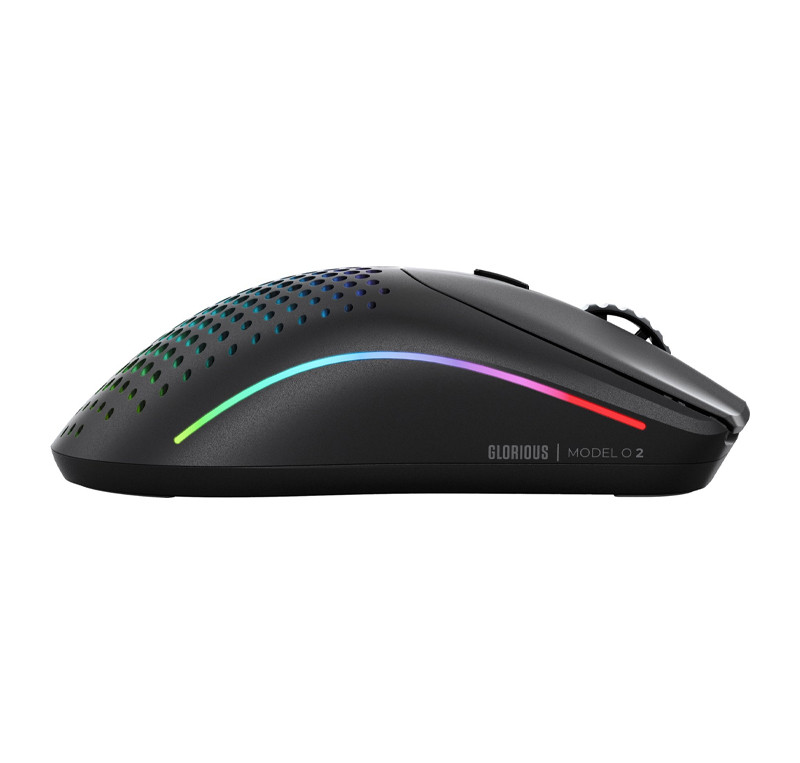 Glorious Model O 2 Lightweight Wireless Optical Gaming Mouse with BAMF 2.0 Sensor - Matte Black